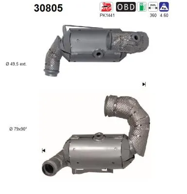 Catalytic Converter Renault SCÉNIC IV · Renault GRAND SCÉNIC IV · Renault MEGANE IV Hatchback