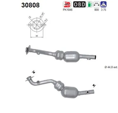 Catalytic Converter Dacia SANDERO II · Dacia LOGAN II · Dacia LOGAN MCV II