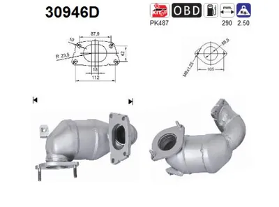 Catalytic Converter Renault ESPACE III
