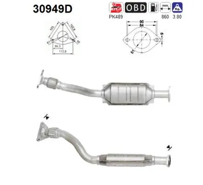 Catalytic Converter Renault SCÉNIC I MPV