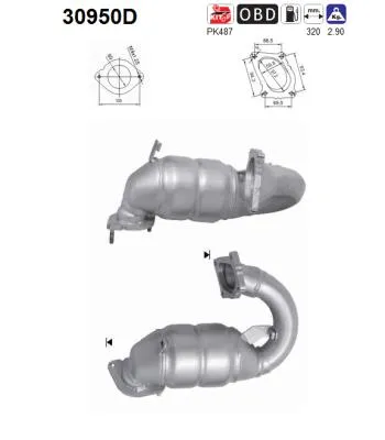 Catalytic Converter Opel VIVARO A Platform/Chassis · Opel MOVANO A Bus · Opel MOVANO A Van