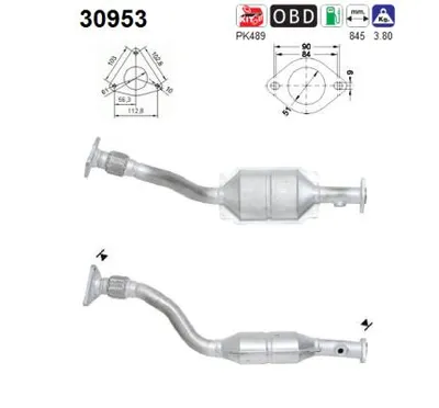 Catalytic Converter Renault SCÉNIC I MPV