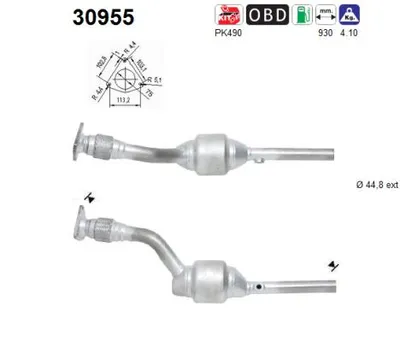 Catalytic Converter Renault LAGUNA II · Renault LAGUNA II Grandtour