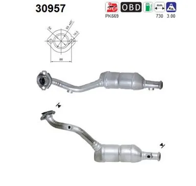 Catalytic Converter Renault CLIO II · Renault CLIO II Hatchback Van