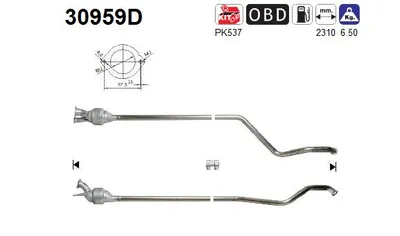Catalytic Converter Renault LAGUNA II · Renault LAGUNA II Grandtour