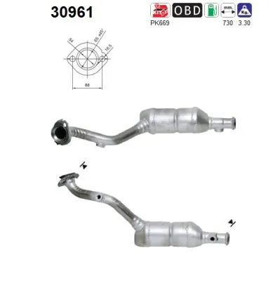 Catalytic Converter Renault CLIO II · Renault CLIO II Hatchback Van