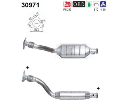 Catalytic Converter Renault SCÉNIC I MPV · Renault MEGANE I Coach · Renault MEGANE I Cabriolet