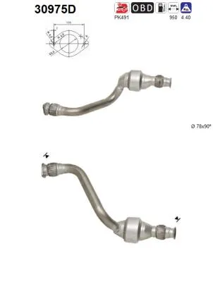 Catalytic Converter Opel MOVANO A Bus · Opel MOVANO A Van · Opel MOVANO A Platform/Chassis