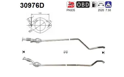 Catalytic Converter Renault LAGUNA II · Renault LAGUNA II Grandtour