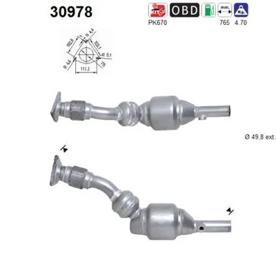 Catalytic Converter Renault MEGANE II · Renault SCÉNIC II · Renault MEGANE II Coupé-Cabriolet