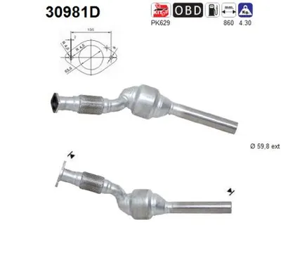 Catalytic Converter Renault ESPACE IV