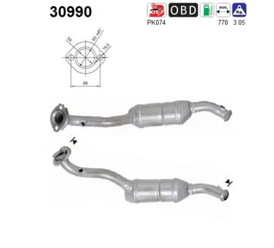 Catalytic Converter Renault TWINGO I · Renault TWINGO I Hatchback Van