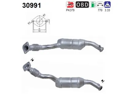 Catalytic Converter Renault TWINGO I
