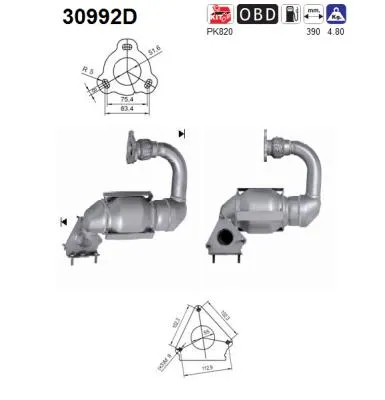 Catalytic Converter Renault LAGUNA II · Renault LAGUNA II Grandtour · Renault LAGUNA III