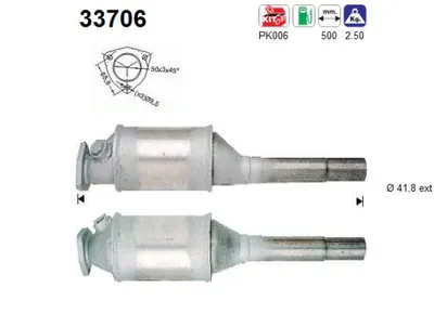 Catalytic Converter Vw GOLF III · Vw VENTO · Vw GOLF III Variant