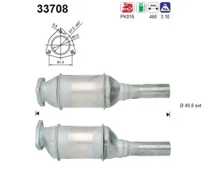 Catalytic Converter Seat IBIZA II · Seat CORDOBA · Vw POLO III CLASSIC