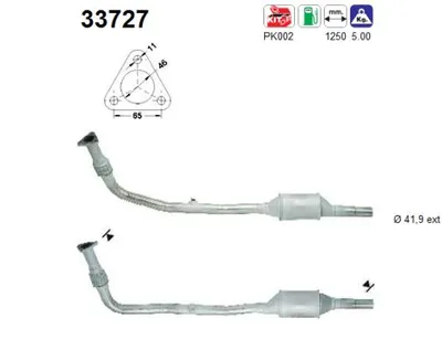 Catalytic Converter Vw POLO III · Seat AROSA · Vw LUPO I