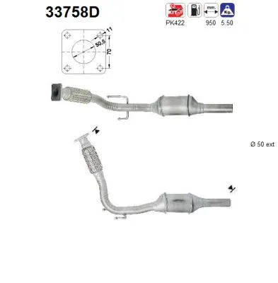 Catalytic Converter Vw POLO III · Seat AROSA · Vw LUPO I