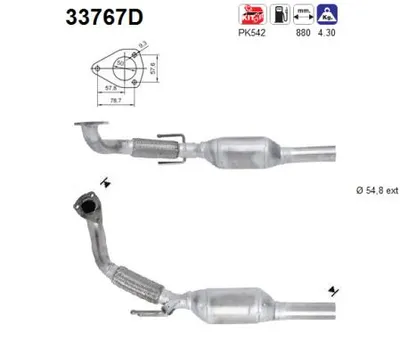 Catalytic Converter Seat IBIZA II · Seat CORDOBA · Seat CORDOBA Vario