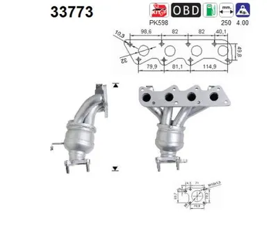 Catalytic Converter Seat CORDOBA · Seat IBIZA II · Vw POLO III CLASSIC
