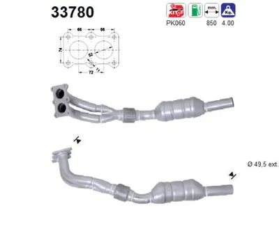 Catalytic Converter Vw POLO III CLASSIC · Seat CORDOBA · Seat IBIZA II