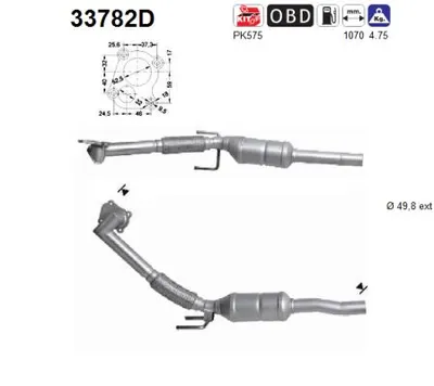 Catalytic Converter Vw POLO IV · Seat IBIZA III · Seat CORDOBA