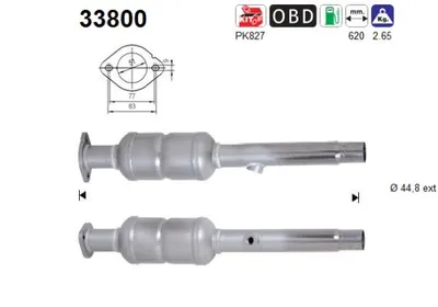 Catalytic Converter Vw GOLF PLUS V · Skoda OCTAVIA II · Skoda OCTAVIA II Combi