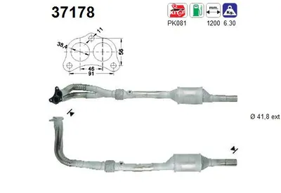 Catalytic Converter Vw POLO III