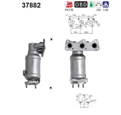 Catalytic Converter Vw POLO IV · Skoda FABIA I · Skoda FABIA I Saloon
