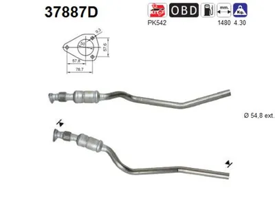 Catalytic Converter Audi A4 B5 · Audi A4 B5 Avant · Vw PASSAT B5