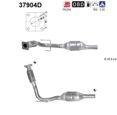 Catalytic Converter Vw POLO III · Seat AROSA · Vw LUPO I