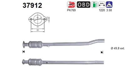 Catalytic Converter Vw TOURAN · Audi A3 · Vw GOLF V