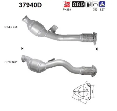 Catalytic Converter Vw TOUAREG