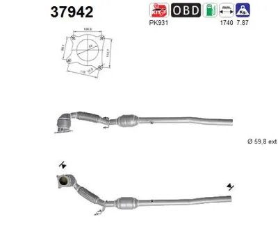 Catalytic Converter Audi A3 Sportback · Audi A3 · Vw GOLF V