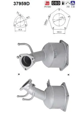 Catalytic Converter Vw SHARAN · Seat ALHAMBRA