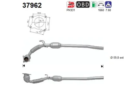 Catalytic Converter Audi A3 Sportback · Audi A3 · Vw GOLF V
