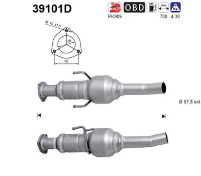 Catalytic Converter Iveco DAILY IV Bus · Iveco DAILY IV Platform/Chassis · Iveco DAILY IV Van