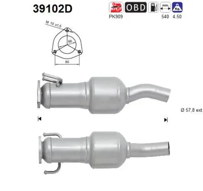 Catalytic Converter Iveco DAILY IV Bus · Iveco DAILY IV Platform/Chassis · Iveco DAILY IV Van