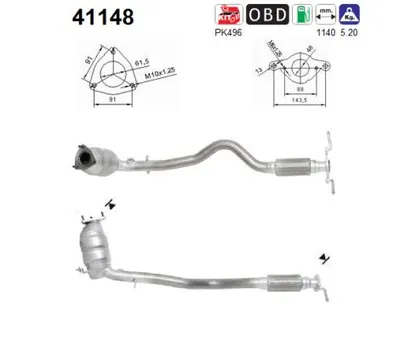 Catalytic Converter Alfa Romeo 147