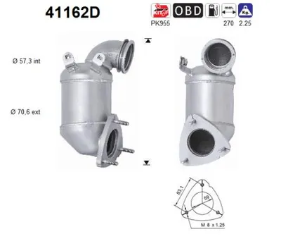 Catalytic Converter Lancia THESIS · Alfa Romeo 166