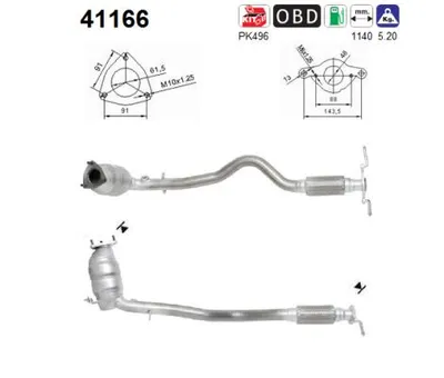 Catalytic Converter Alfa Romeo 147