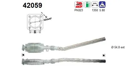 Catalytic Converter Audi 100 C4 Saloon · Audi 100 C4 Avant · Audi A6 C4