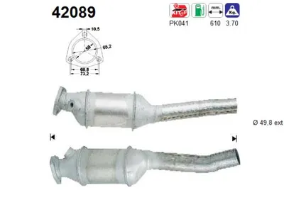 Catalytic Converter Audi 80 B3 Saloon · Audi COUPE B3 · Audi 80 B4 Saloon