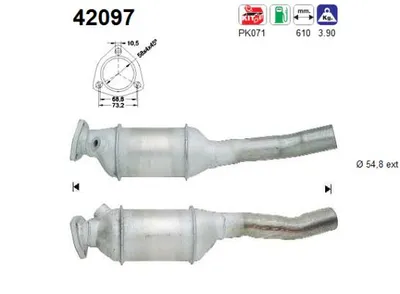 Catalytic Converter Audi 80 B3 Saloon · Audi COUPE B3 · Audi 80 B4 Saloon