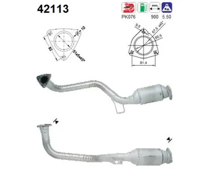 Catalytic Converter Audi 100 C4 Saloon · Audi 100 C4 Avant · Audi A6 C4