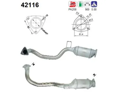 Catalytic Converter Audi COUPE B3 · Audi 80 B4 Saloon · Audi 80 B4 Avant