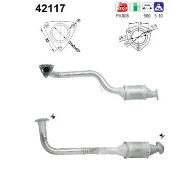 Catalytic Converter Audi 100 C4 Saloon · Audi 100 C4 Avant