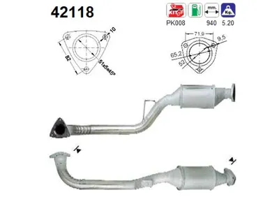 Catalytic Converter Audi 100 C4 Saloon · Audi 100 C4 Avant