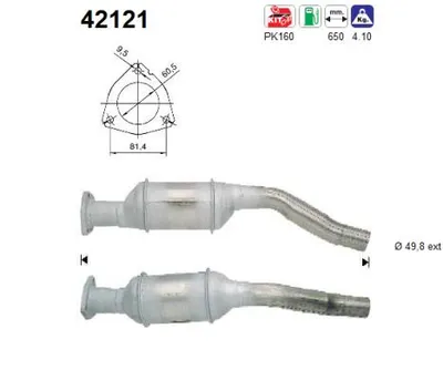 Catalytic Converter Audi A4 B5