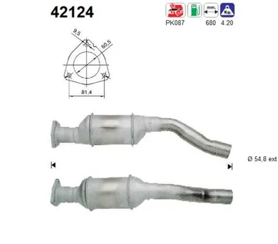 Catalytic Converter Audi A4 B5 · Audi A4 B5 Avant